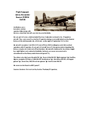A preview of a PDF biography for Beaton, James Alexander